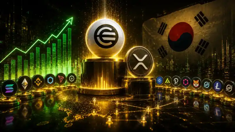 Worldcoin Overtakes XRP in South Korean Trading Volumes as 15 Altcoins Draw Investor Activity