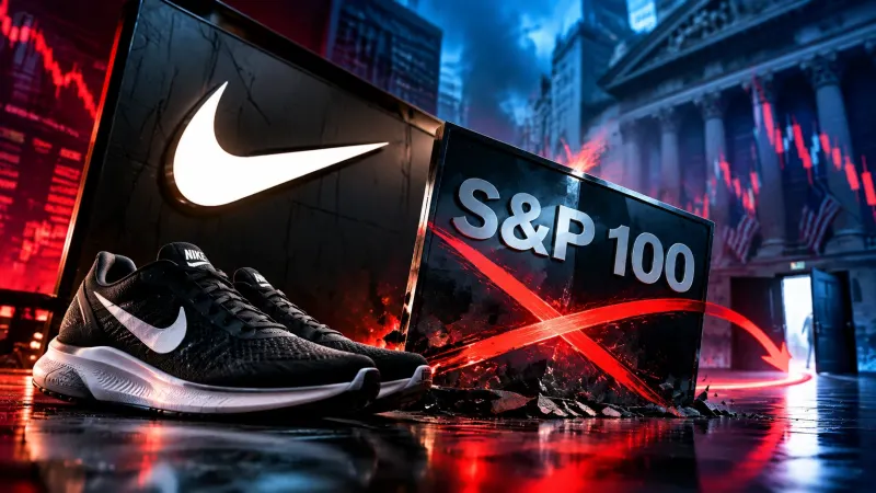 Nike to Exit S&P 100 After 18 Years in Upcoming Index Rebalance