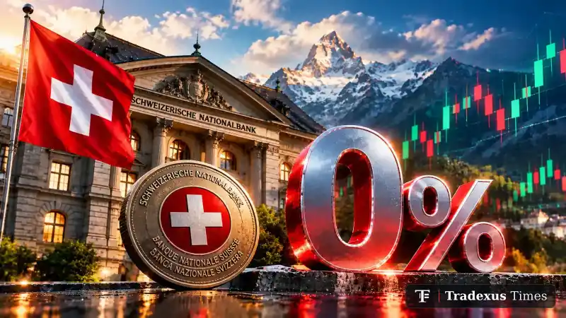 Swiss National Bank Holds Interest Rate at 0% as Inflation and Global Risks Remain in Focus
