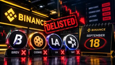 Binance to Delist Four Altcoin Trading Pairs on September 18
