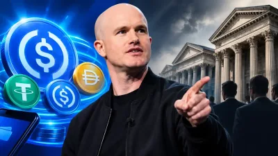 Coinbase CEO Brian Armstrong Challenges Banks in Growing Stablecoin Rewards Fight