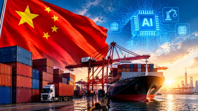 China’s Exports Surge 25% as AI Demand and Tech Shipments Drive Growth