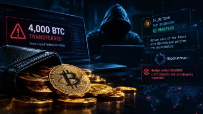 Liquid Federation Wallet Loses 4,000 BTC as Attackers Offer to Return Most Funds