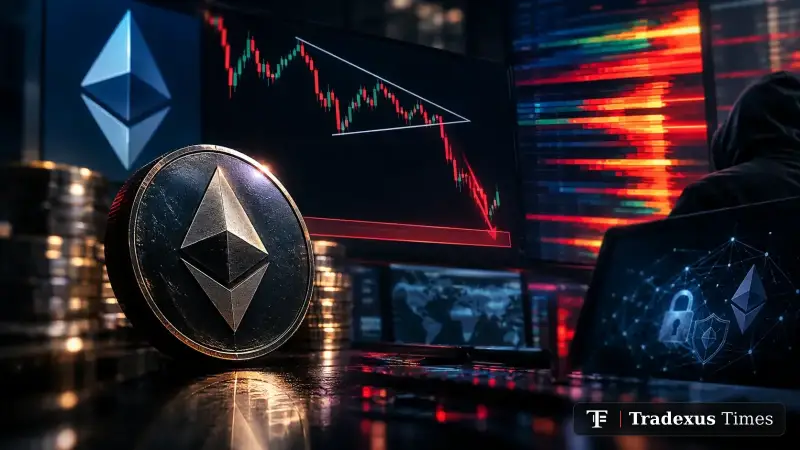 Ethereum Extends Selloff as Liquidation Clusters and Cryptography Concerns Weigh on ETH