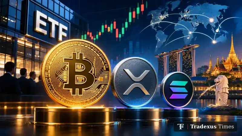 Bitcoin and XRP Lead Spot ETF Interest as Solana Trails in Institutional Demand
