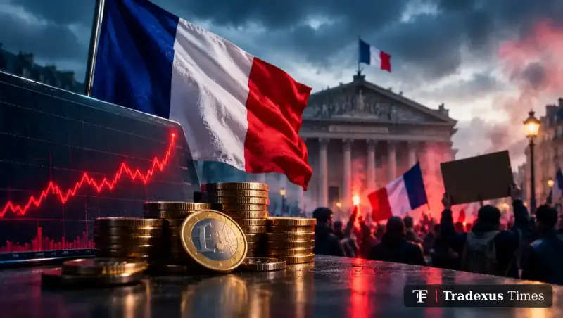French Bond Yields Hover Near 24-Year High as Protests Deepen Political and Fiscal Concerns