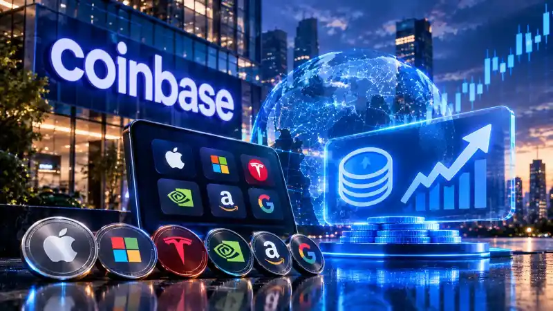 Coinbase Tokenized Stocks Reach $2.8 Billion in Cumulative DEX Volume