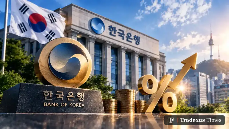 South Korea’s Central Bank Holds Rates at 3% but Signals More Hikes as Exports Surge