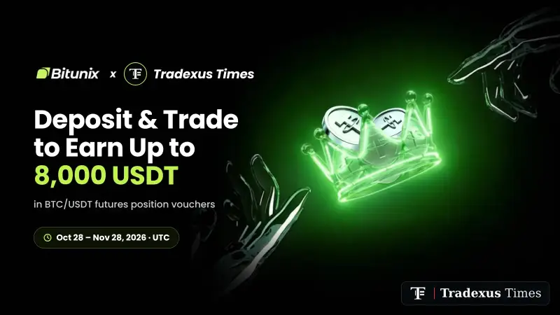 Bitunix and Tradexus Times launch 8,000 USDT voucher campaign