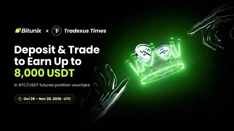 Bitunix and Tradexus Times launch 8,000 USDT voucher campaign