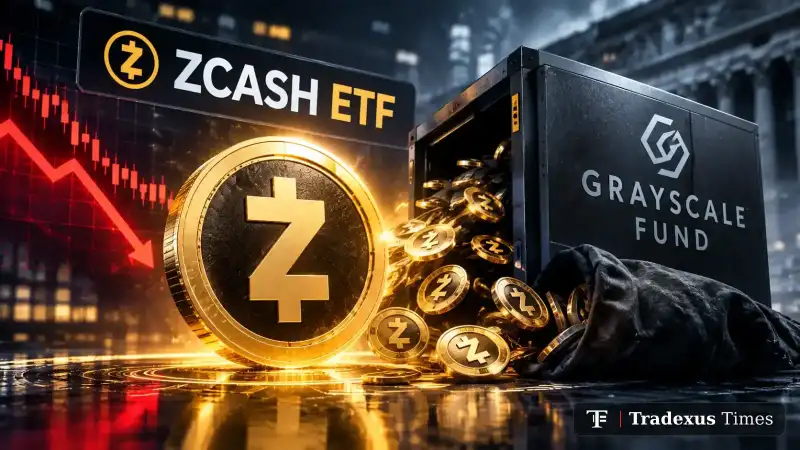 Zcash ETF Records First Weekly Outflows as $93.6 Million Leaves Grayscale Fund