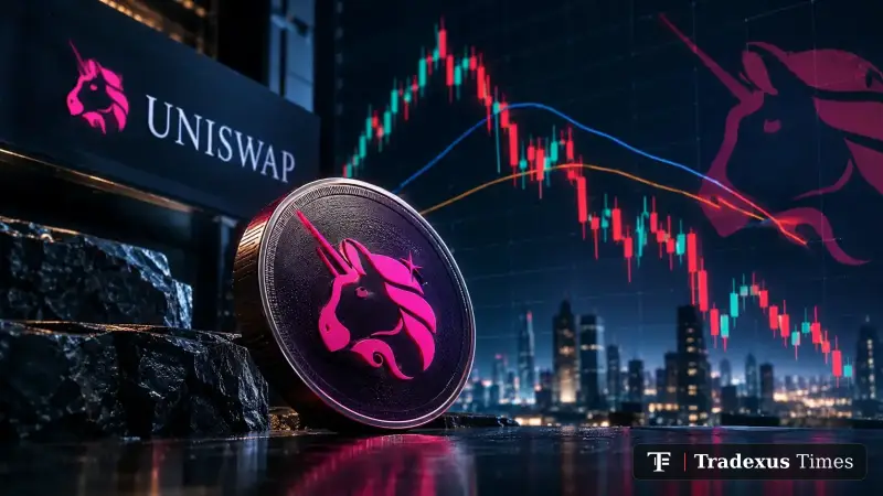 Uniswap Slides 27% in a Month as Price Remains Above Long-Term Trend