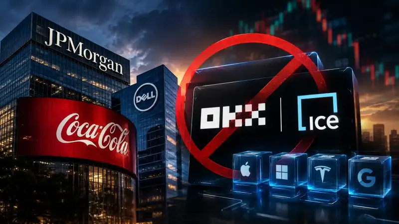 JPMorgan, Coca-Cola and Dell Join Growing Pushback Against OKX-ICE Tokenized Stock Trading
