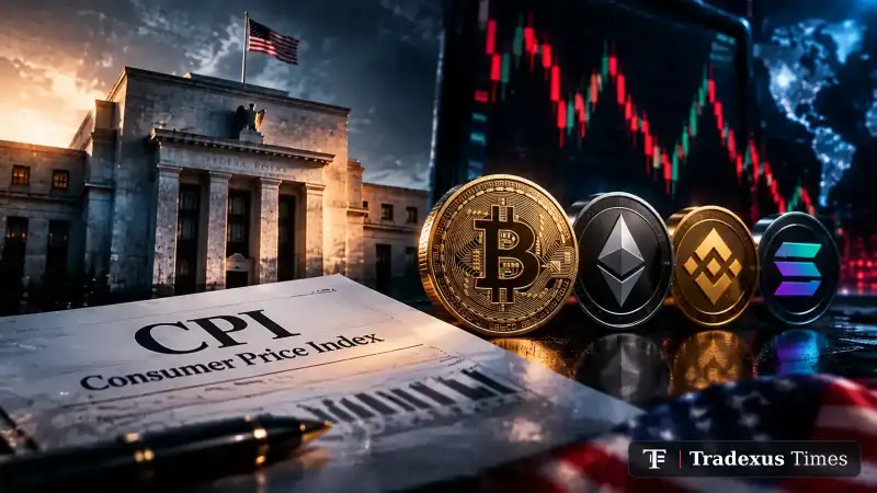 Crypto Markets Turn Attention to U.S. CPI Report as Investors Prepare for Volatility