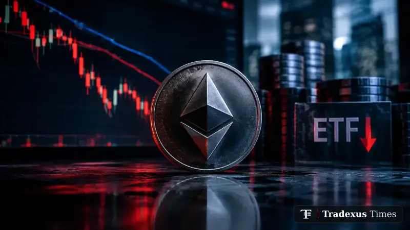 Ethereum Falls Below 50-Day SMA as ETF Outflows Add to Selling Pressure