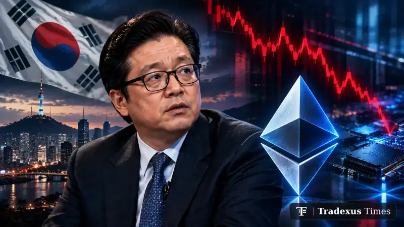 Tom Lee Warns Ethereum Faces Selling Pressure as South Korea's KOSPI Plunges Over 6%
