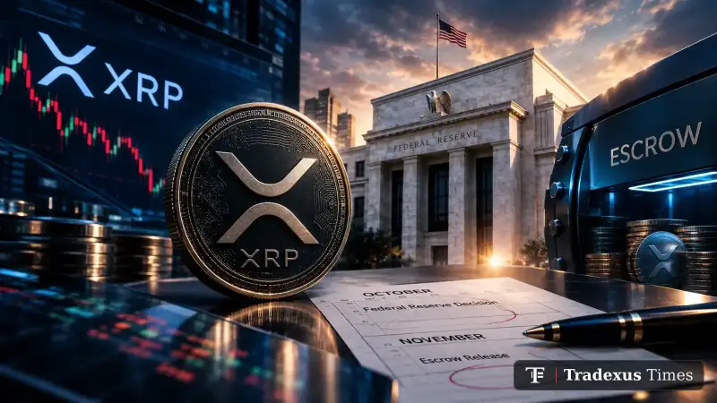 XRP Holds Near $1.30 as ETF Outflows, Fed Decision and November Escrow Unlock Approach