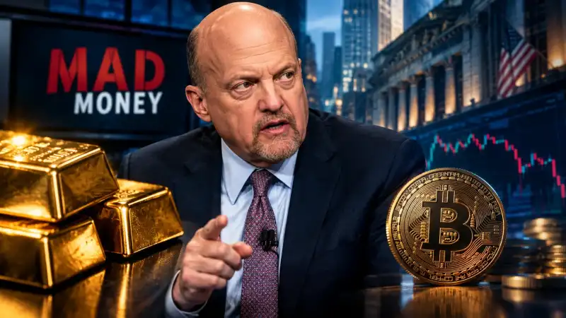 Jim Cramer Prefers Gold Over Bitcoin for Long-Term Portfolio Diversification