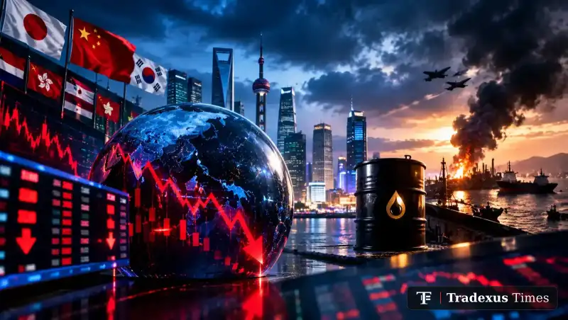 Asian Markets Slide as AI Spending Fears and Gulf Tensions Put Investors on Edge