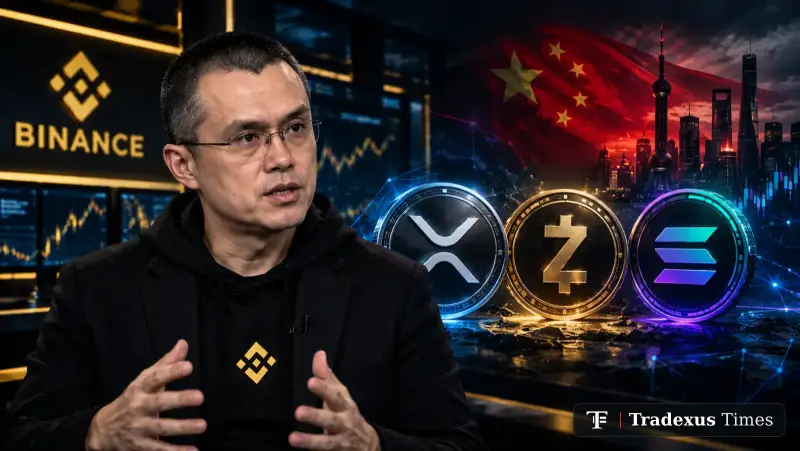 Binance Founder CZ Reaffirms Support for XRP, ZEC and SOL Amid China Solana Controversy