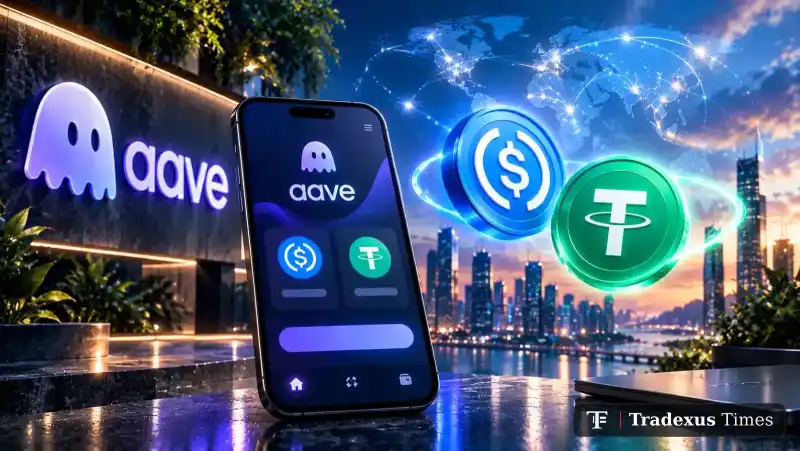 Aave Adds USDC and USDT Deposits to Mobile App Through HyperEVM