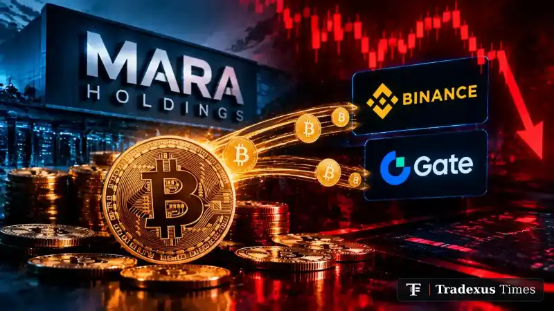 MARA Holdings Transfers 1,000 BTC to Binance and Gate, Fueling Sell-Off Concerns