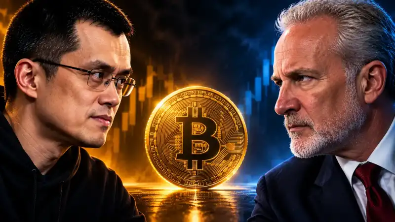 CZ Mocks Peter Schiff as Bitcoin's Rise Reignites Debate Over Years of Bearish Predictions