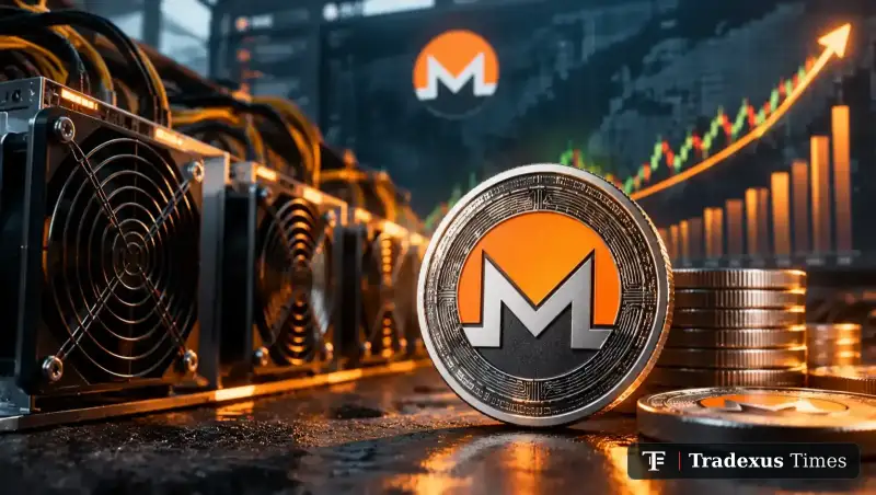 Monero Hashrate Nears Record Highs as XMR Gains 70% in a Year